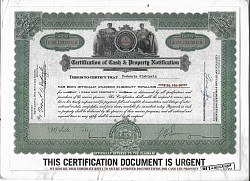One of proof of looted funds