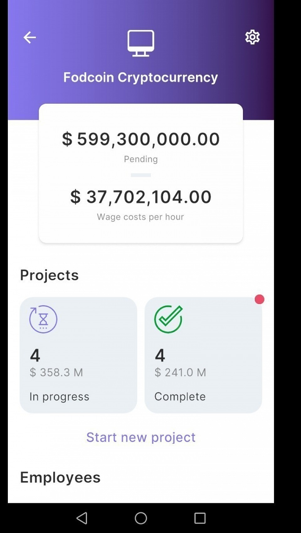 Fodcoin Cryptocurrency @ Coin Factory - * Project in progress : 4 projects,  * Completed Project : 4,   * Project Value : $.599 Million,   * Wage cost per hour : $37,702,104 Million,  Find details on Fodcoin FDC.