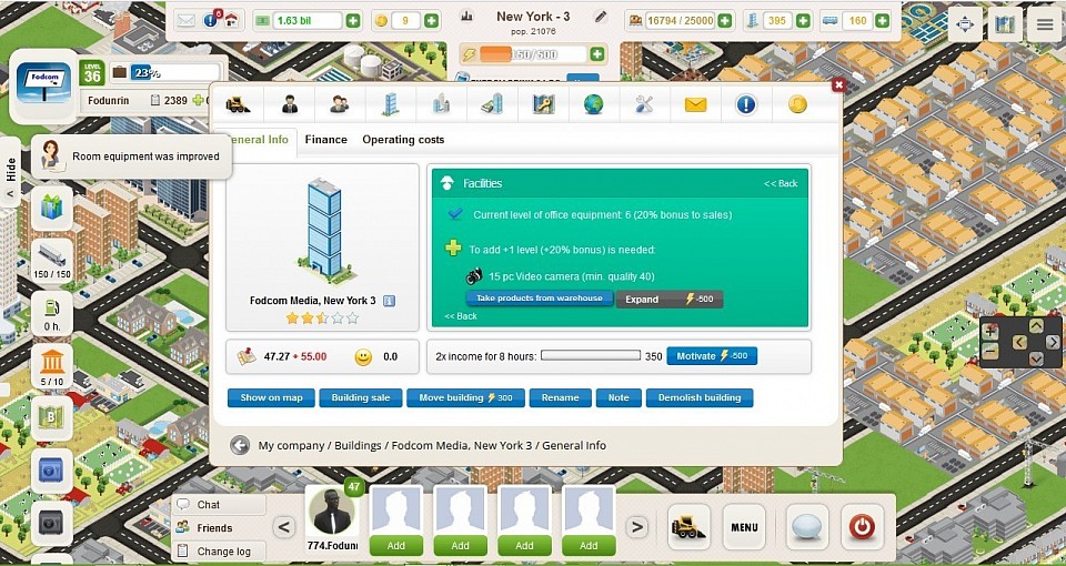 Fodcom Media - Upgrading Facility @ New York office with Video Camera.
